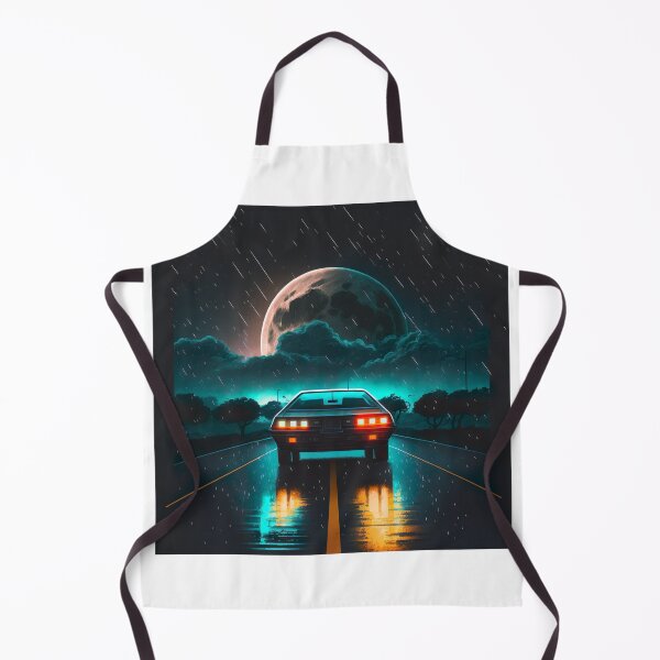 Item preview, Synthwave Car Moon Rain designed and sold by Makoto-Styl.