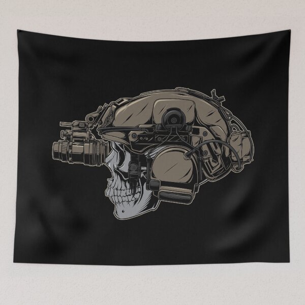 Item preview, "Dead of Night" Night Vision Skull designed and sold by CaptainKrunk.