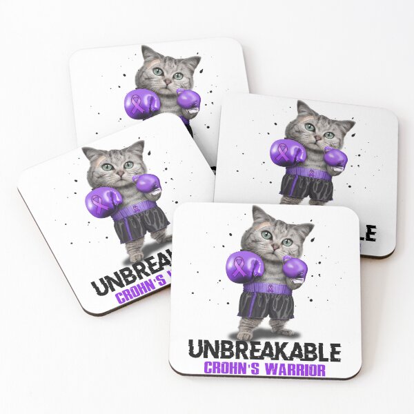 Item preview, Crohn's Warrior - UNBREAKABLE - Crohn's Ribbon designed and sold by EdithShop59.