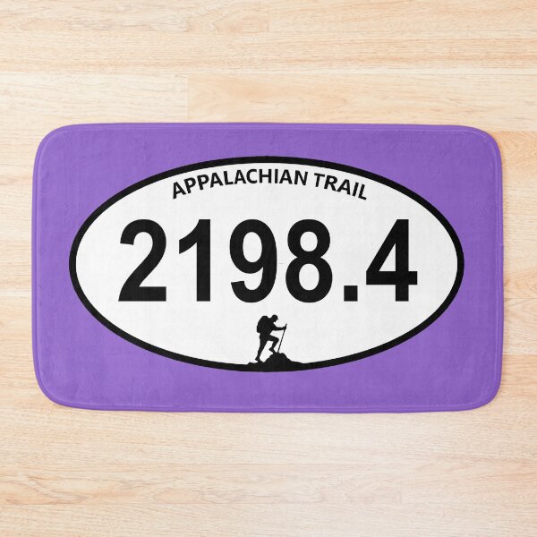 Item preview, Appalachian Trail thru hiker mileage |2198.4 miles hiker silhouette designed and sold by Deedy  Studio.