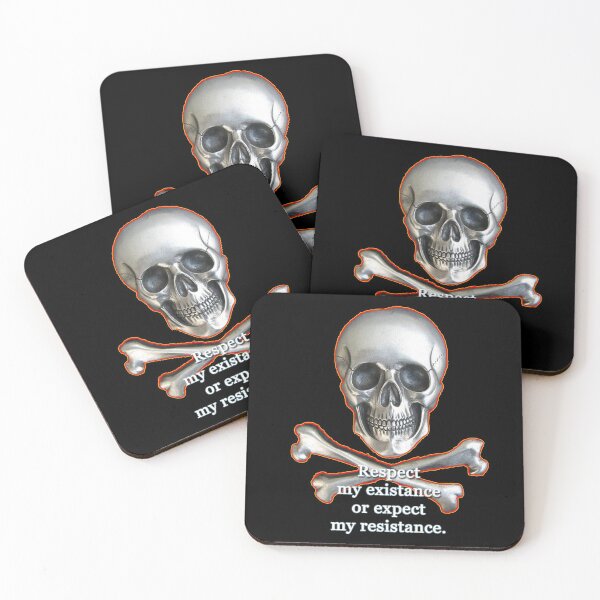 Item preview, Respect My Existence Skull Crossbones Edition designed and sold by AuntyReni.