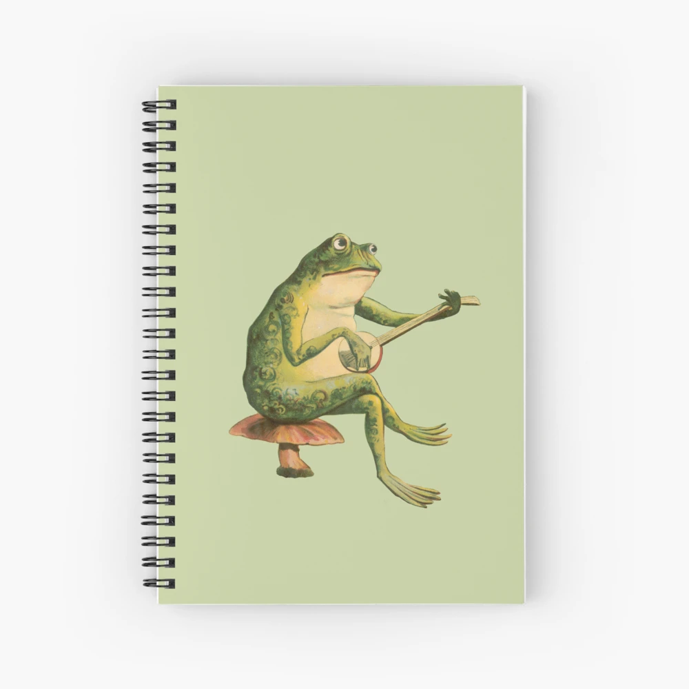 Melancholic Vintage Frog: Banjo Player on Mushroom Toadstool, Cottagecore  and Goblincore Aesthetics with Edgy Grunge Shower Curtain for Sale by  MinistryOfFrogs