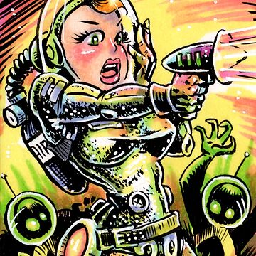 Artwork thumbnail, Space Girl 20 by George Webber