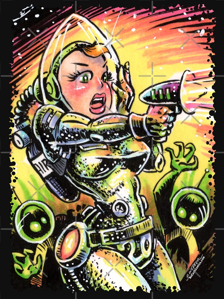 Artwork view, Space Girl 20 designed and sold by George Webber