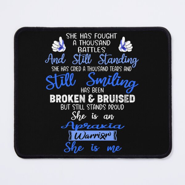 Item preview, Apraxia Warrior SHE IS ME - Support Apraxia Fighter Gifts designed and sold by Berriosly.