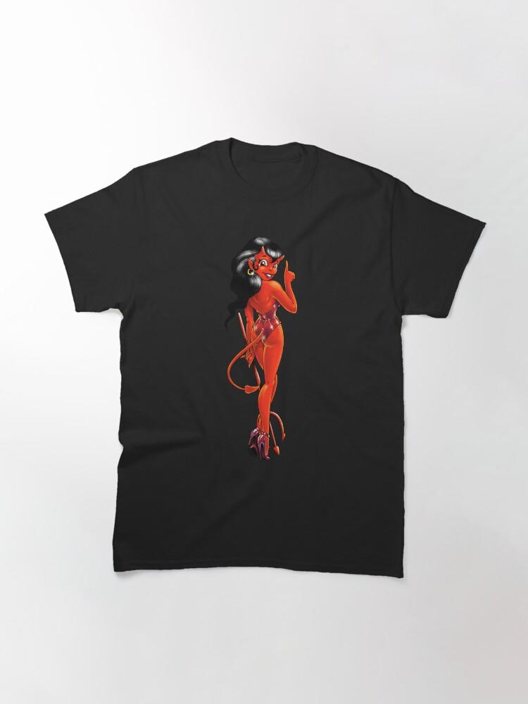 Thumbnail 2 of 7, Classic T-Shirt, Cute Little Devil Girl designed and sold by George Webber.