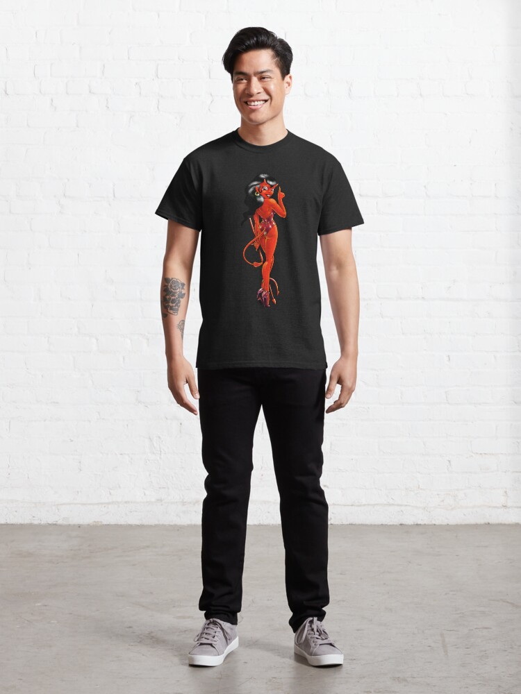 Thumbnail 3 of 7, Classic T-Shirt, Cute Little Devil Girl designed and sold by George Webber.