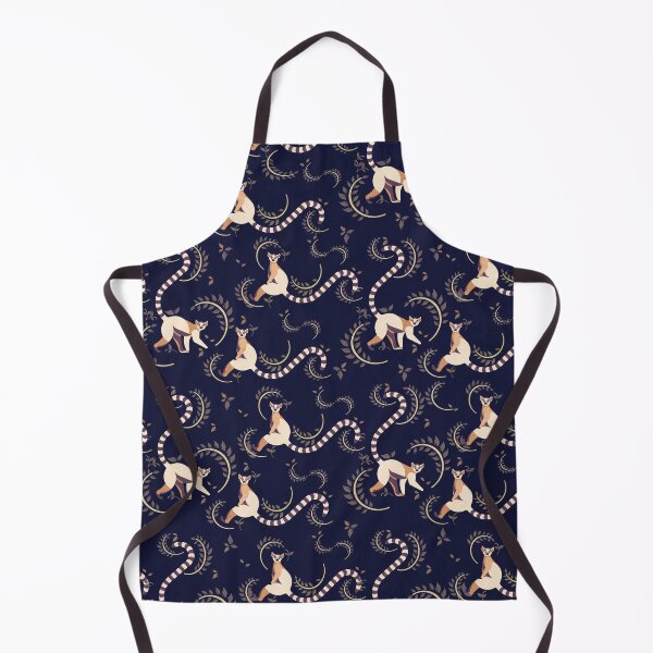 Item preview, Lemurs walking in cobalt designed and sold by YanayMora.