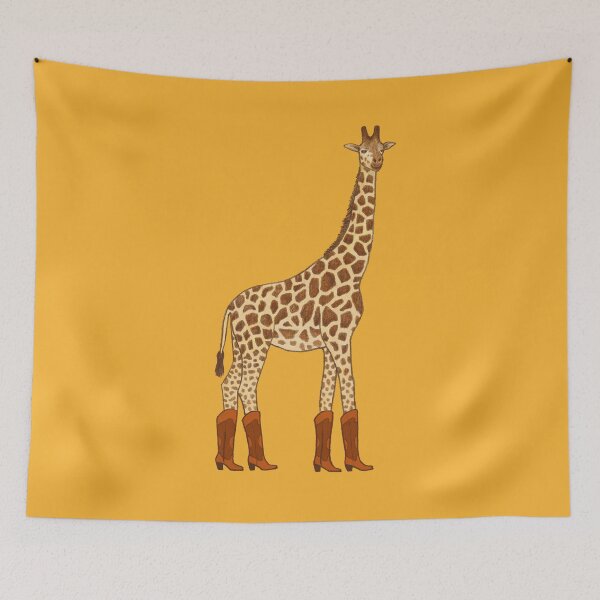 Item preview, Jolene The Giraffe In Cowgirl Boots designed and sold by AnyoneCanYeehaw.