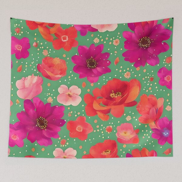 Item preview, Various Color Floral Pattern designed and sold by SurullinenArt.
