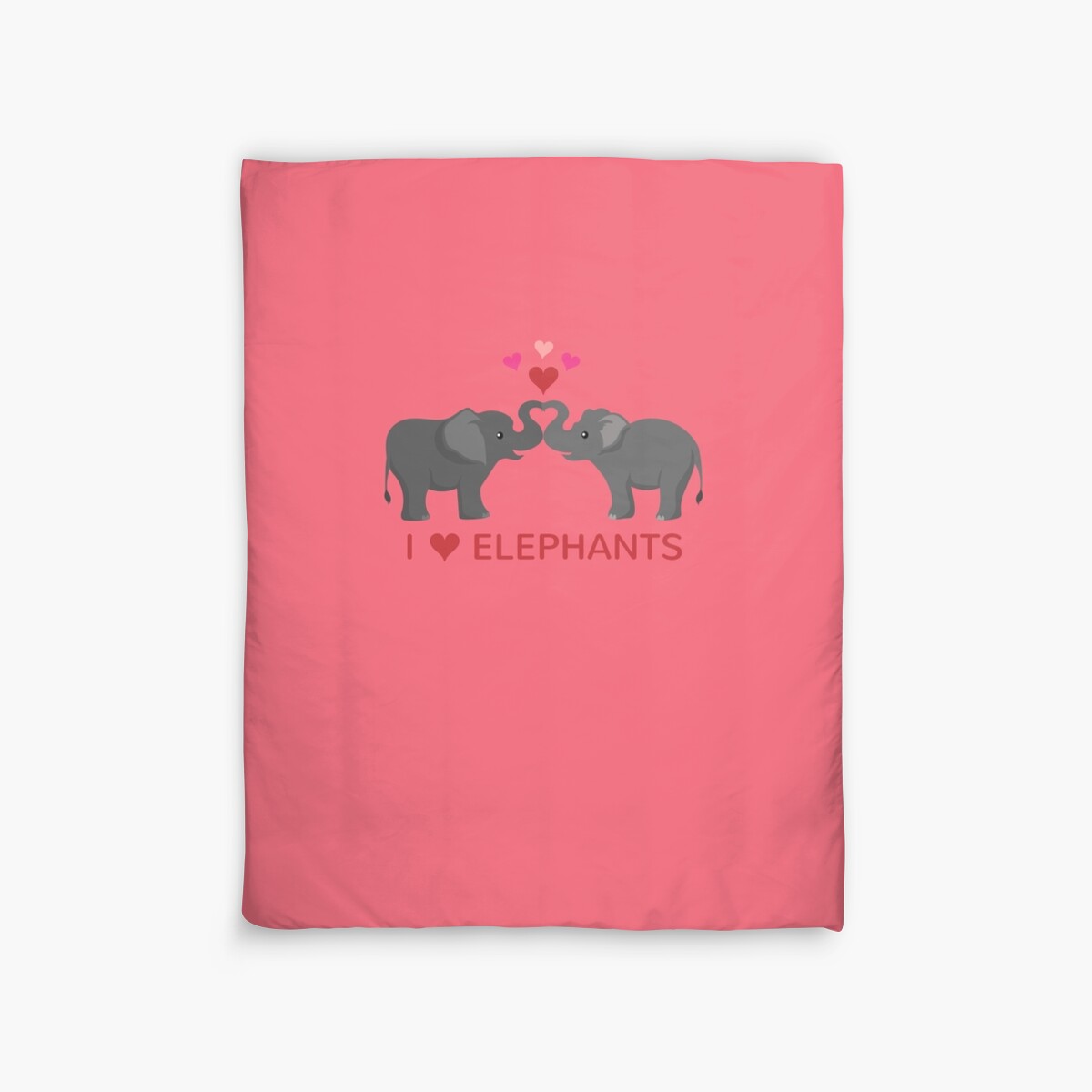 Love Elephants Heart Trunks Duvet Covers By Pepomintnarwhal Redbubble 