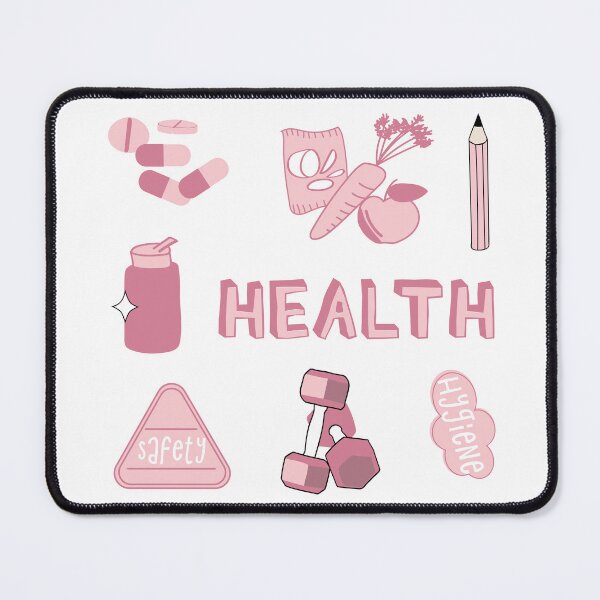 Item preview, Pink Health School Subject Sticker Pack designed and sold by The-Goods.