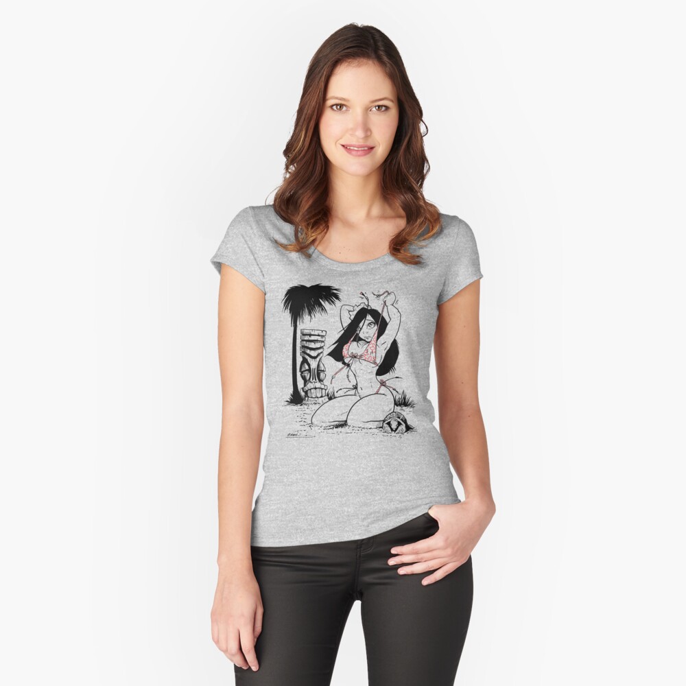 Item preview, Fitted Scoop T-Shirt designed and sold by gWebberArts.