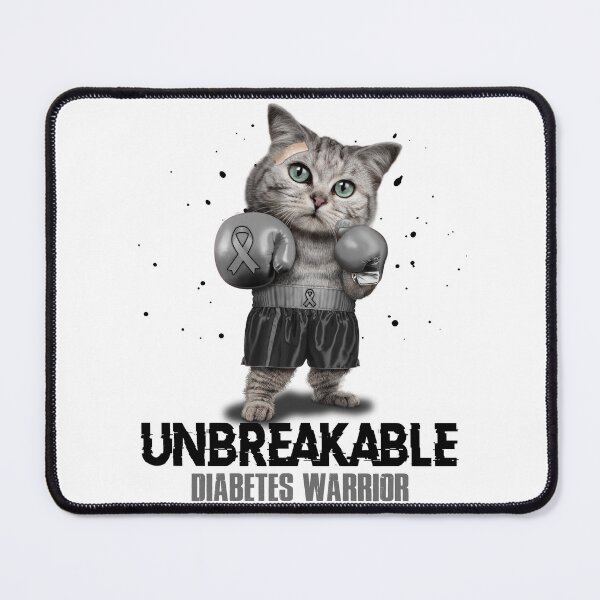 Item preview, Diabetes Warrior - UNBREAKABLE - Diabetes Ribbon designed and sold by EdithShop59.