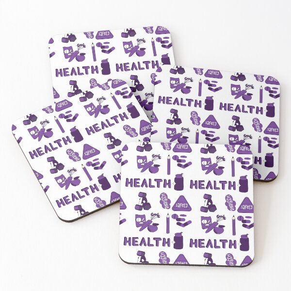 Item preview, Purple Health School Subject Sticker Pack designed and sold by The-Goods.