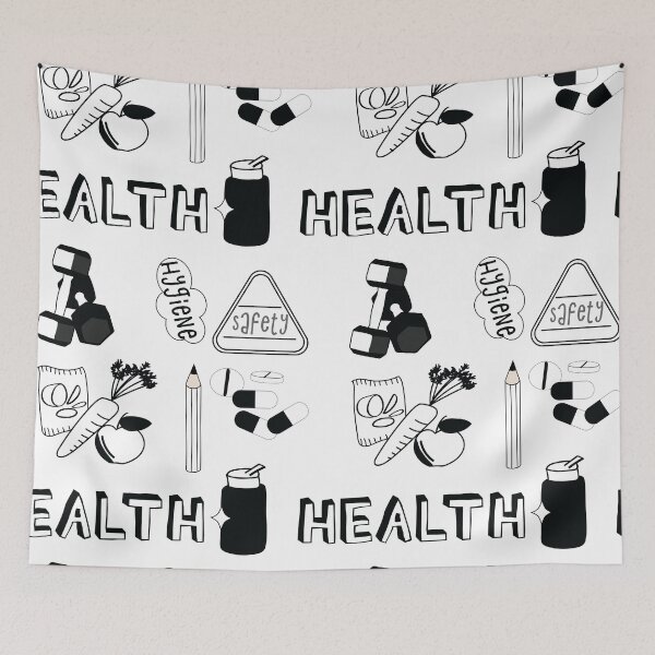 Artikelvorschau, White Health School Subject Sticker Pack entworfen und verkauft von The-Goods.