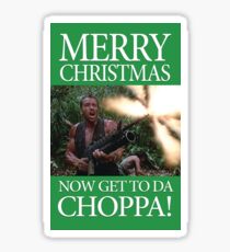 Merry Christmas - Get to the Chopper Sticker