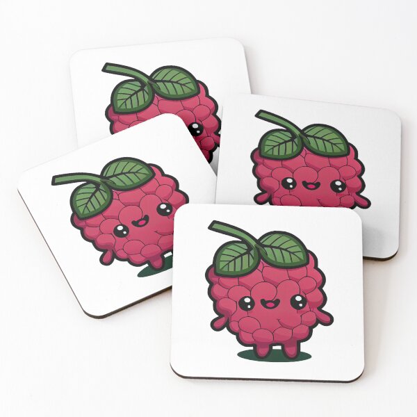 Item preview, Cute kawaii raspberry  designed and sold by DesArtStudio.