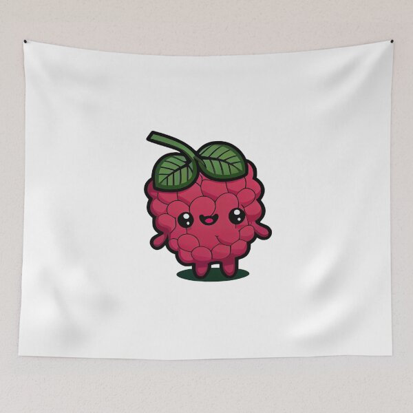 Item preview, Cute kawaii raspberry  designed and sold by DesArtStudio.