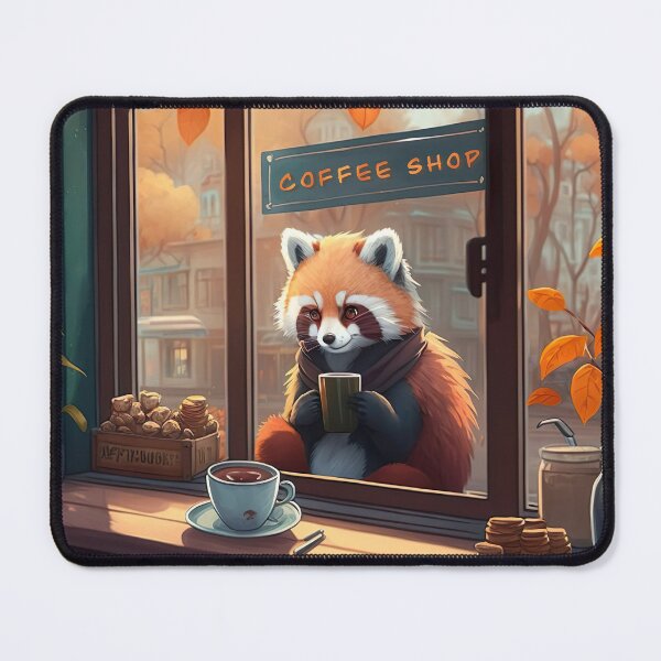 Item preview, Panda Coffee Shop Autumn designed and sold by Makoto-Styl.