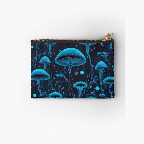 Item preview, Underwater Illuminations: Blue Glow Mushrooms designed and sold by forwardthinker.