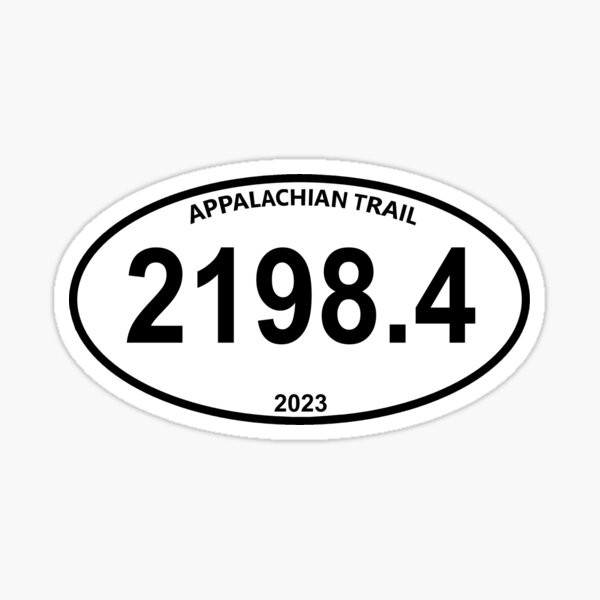 Artikel-Vorschau von Kilometerzahl für Wanderer auf dem Appalachian Trail | 2198,4 Meilen – 2023, designt und verkauft von Deedy  Studio.