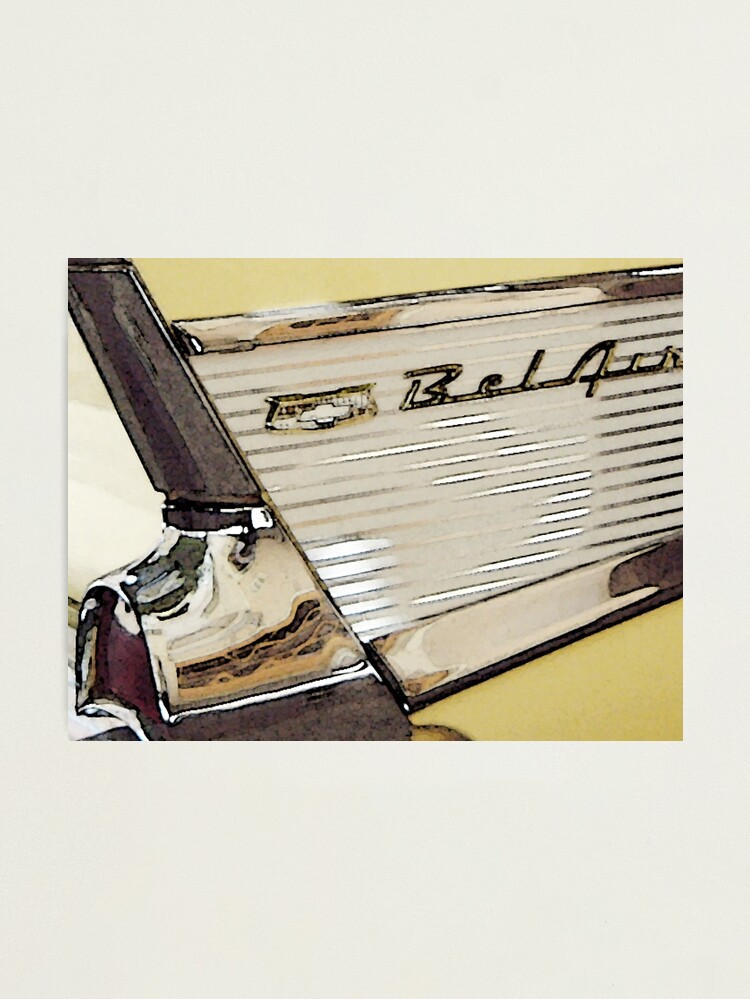 Alternate view of 57 Chevy Bel Air Photographic Print