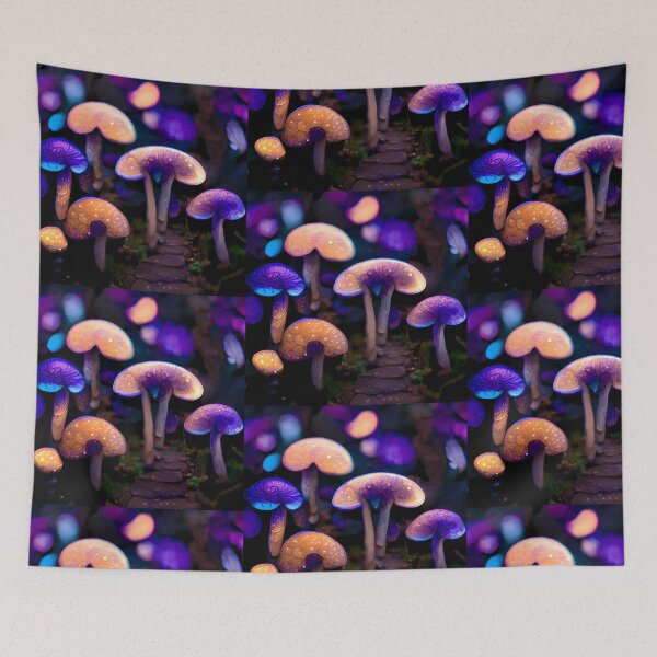 Item preview, Neon Mushrooms designed and sold by i-ImagineArtist.