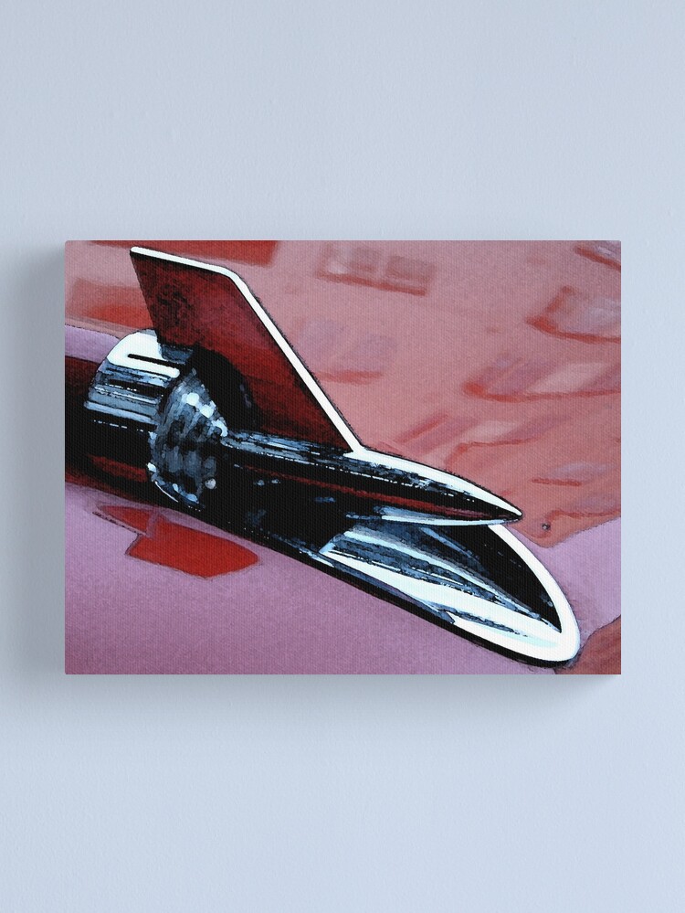 Thumbnail 2 of 3, Canvas Print, Red 57 Chevy designed and sold by George Webber.
