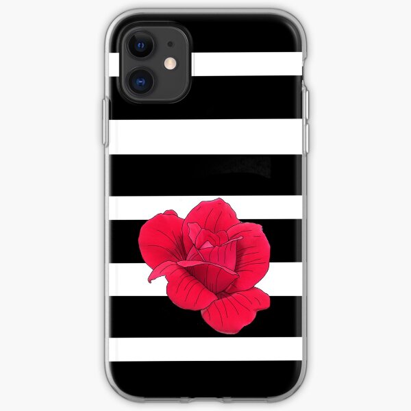 Tess of the Durberville Rose Modern Floral iPhone Soft Case