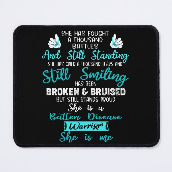 Item preview, Batten Disease Warrior SHE IS ME - Support Batten Disease Fighter Gifts designed and sold by Berriosly.