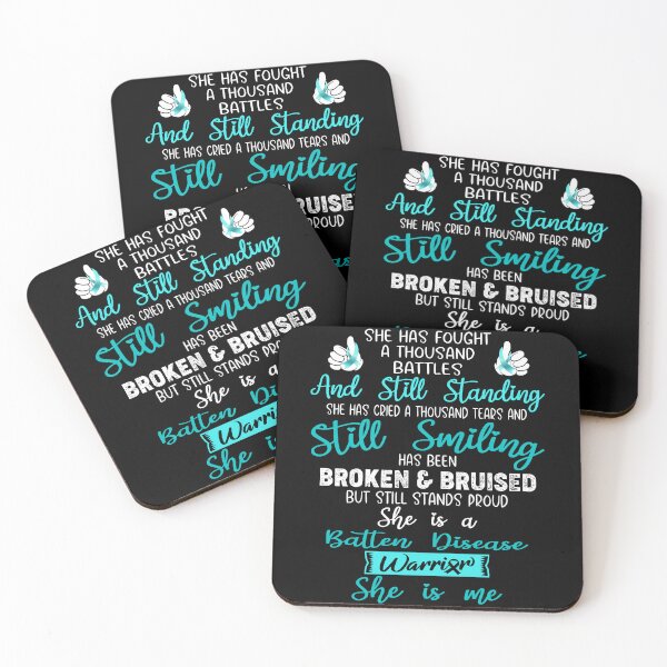Item preview, Batten Disease Warrior SHE IS ME - Support Batten Disease Fighter Gifts designed and sold by Berriosly.