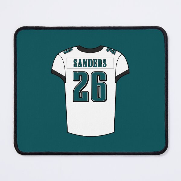 Miles Sanders Home Jersey Poster for Sale by designsheaven