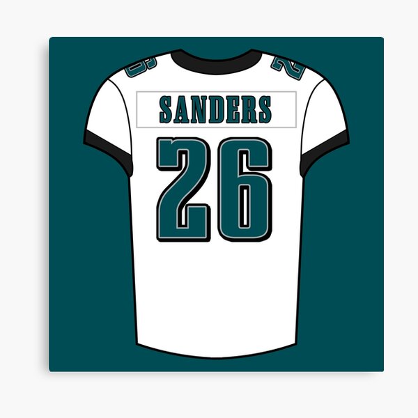 Miles Sanders Home Jersey Sticker for Sale by designsheaven