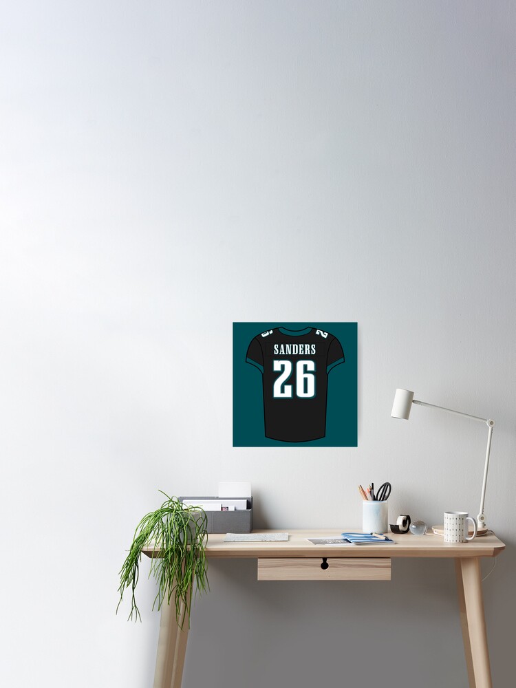 Miles Sanders Alternate Jersey Poster for Sale by designsheaven