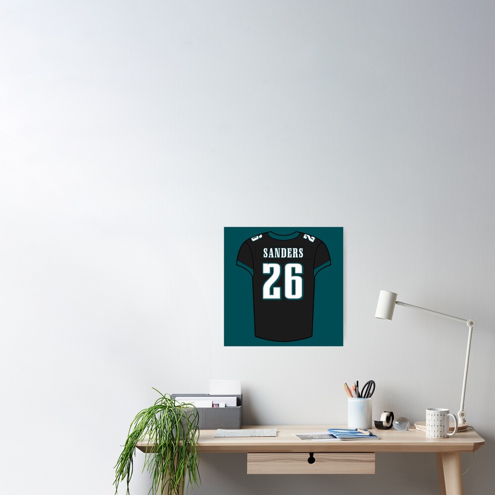 Miles Sanders Alternate Jersey Poster for Sale by designsheaven