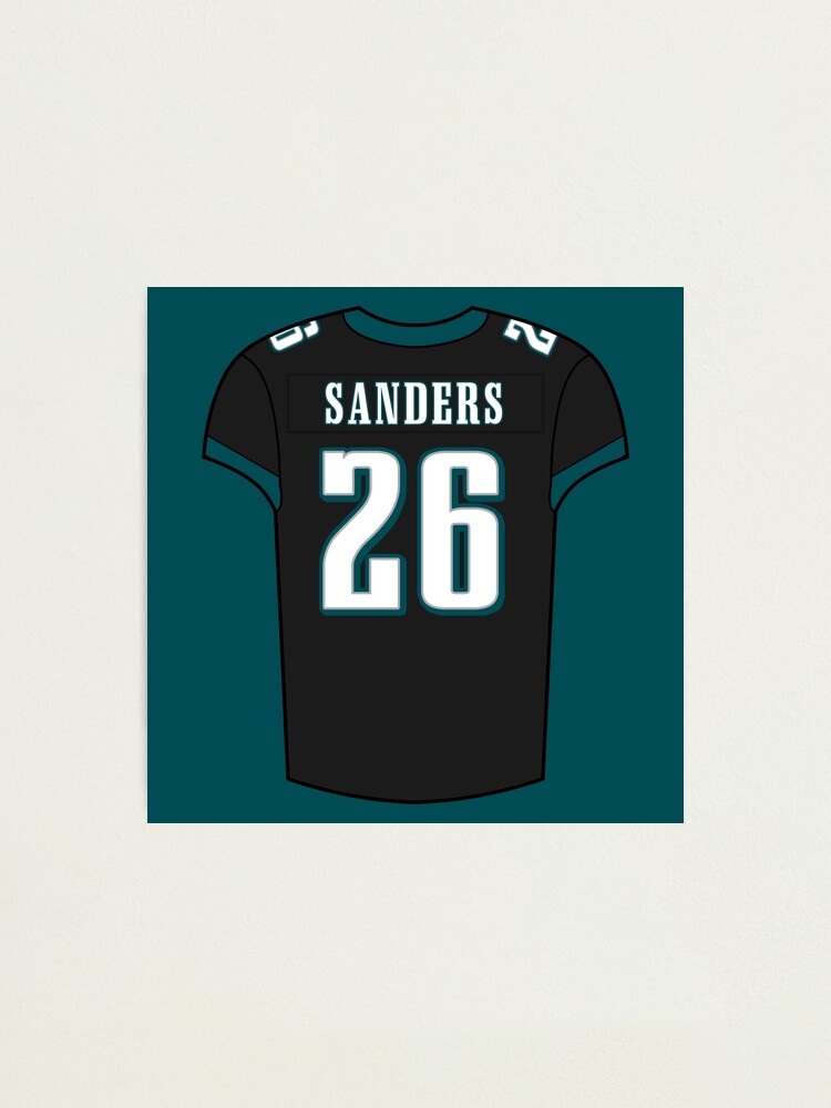 Miles Sanders Away Jersey Sticker for Sale by designsheaven