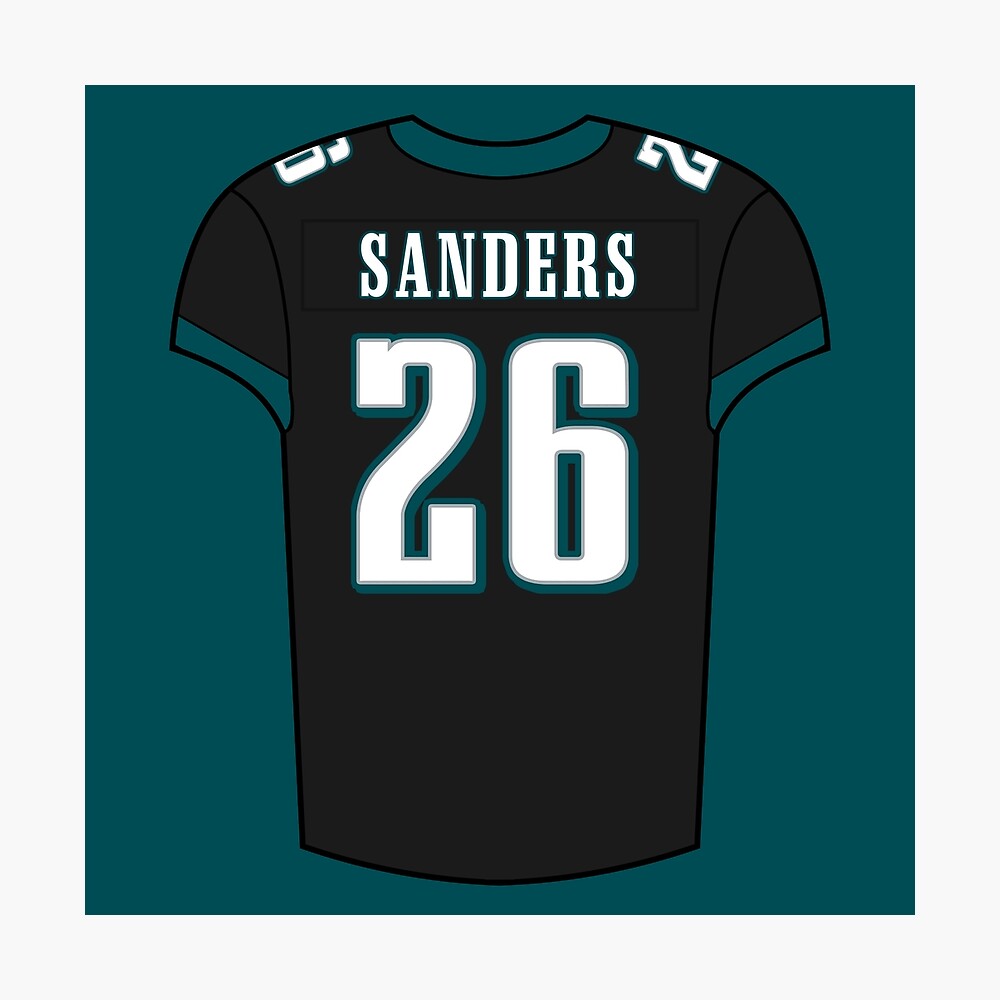 Miles Sanders Away Jersey Poster for Sale by designsheaven