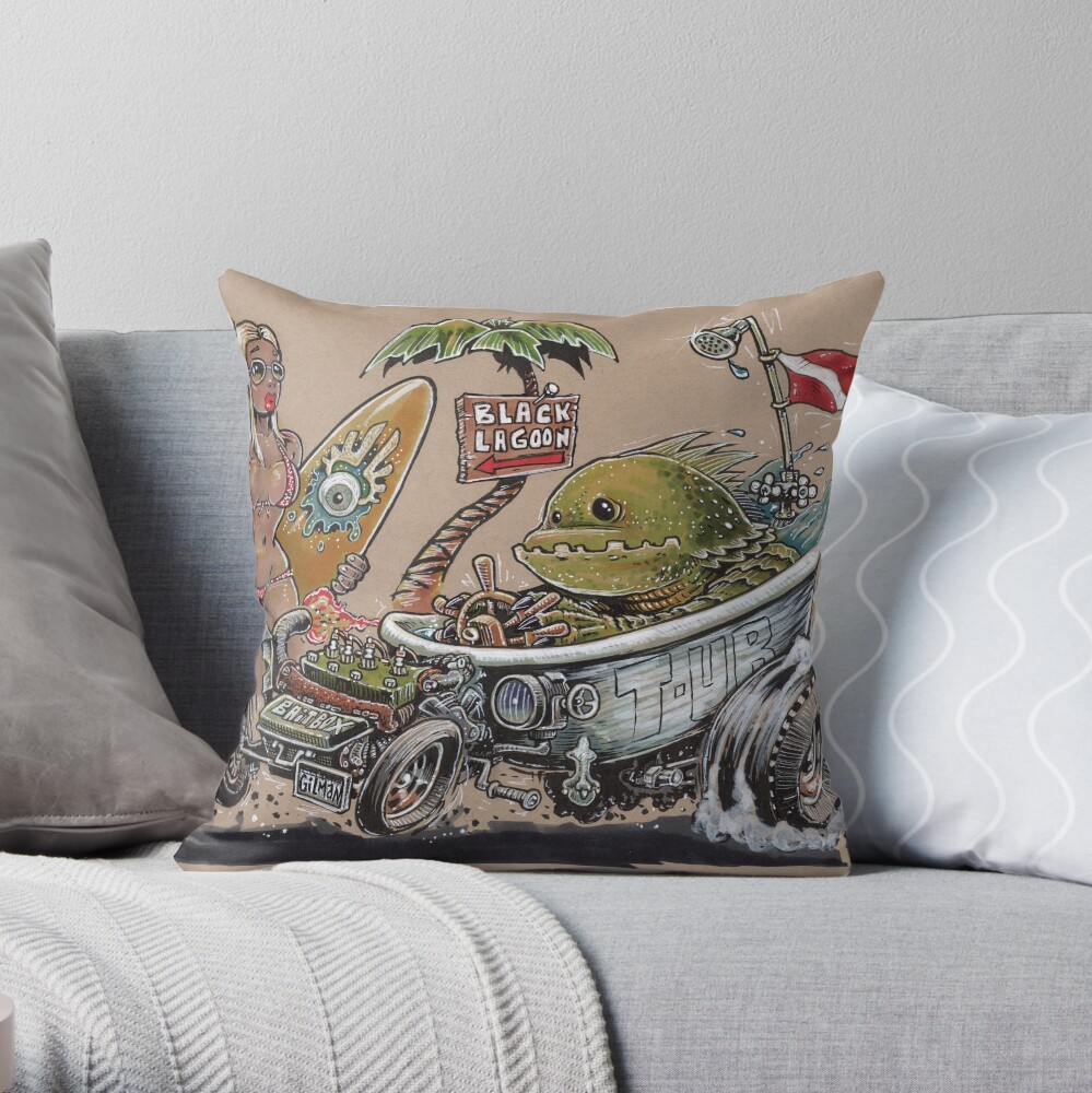 Item preview, Throw Pillow designed and sold by gWebberArts.