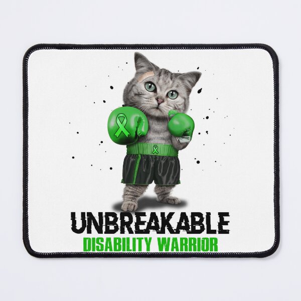 Item preview, Disability Warrior - UNBREAKABLE - Disability Ribbon designed and sold by EdithShop59.