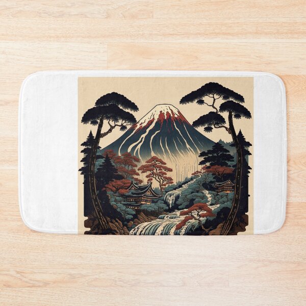 Artikelvorschau, Japanische alte Berg-Ukiyoe-Kunst entworfen und verkauft von Makoto-Styl.