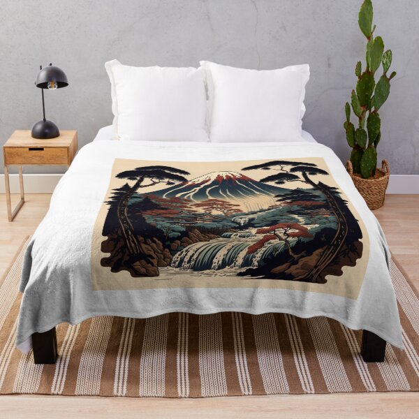 Artikelvorschau, Japanische alte Berg-Ukiyoe-Kunst entworfen und verkauft von Makoto-Styl.