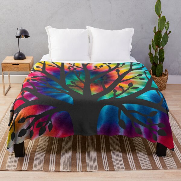 Item preview, Rainbow Tie Dye Tree of Life designed and sold by GypsyGarou.