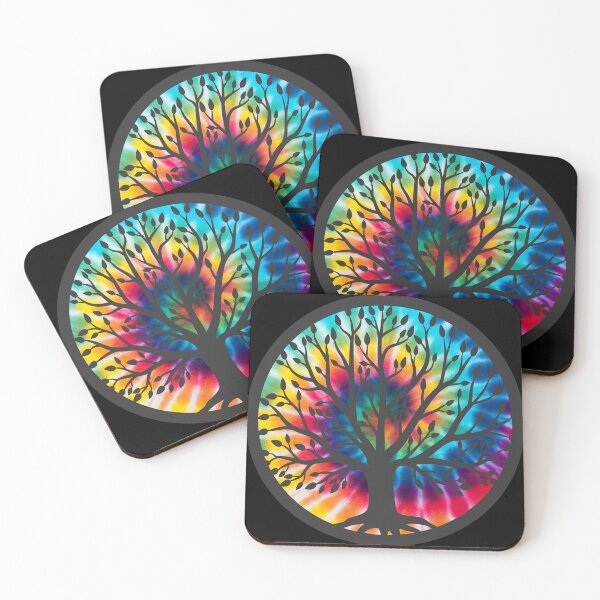 Item preview, Rainbow Tie Dye Tree of Life designed and sold by GypsyGarou.