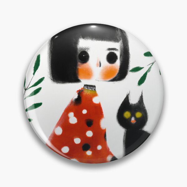 Item preview, Little girl and her cute cat. designed and sold by Skintaker.