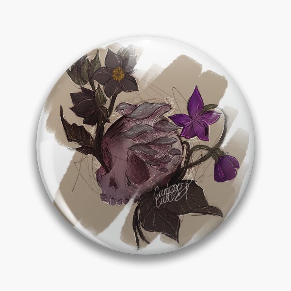 Item preview, Asexual Pride Skull designed and sold by casterrunes.