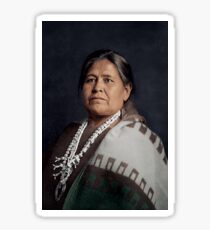 Ellie Ganado, Navajo Indian Woman, 1906 Sticker