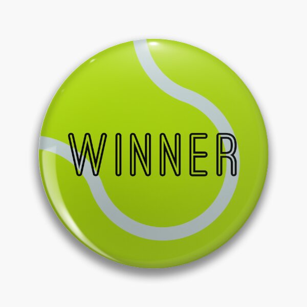 Item preview, Winner Tennis Ball designed and sold by Sports-Stickers.
