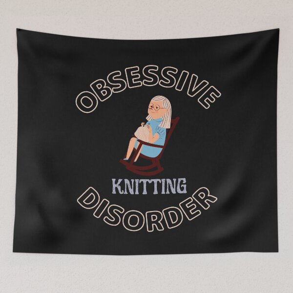 Item preview, Obsessive Knitting Disorder For Knitting Lovers  designed and sold by greatmar1.