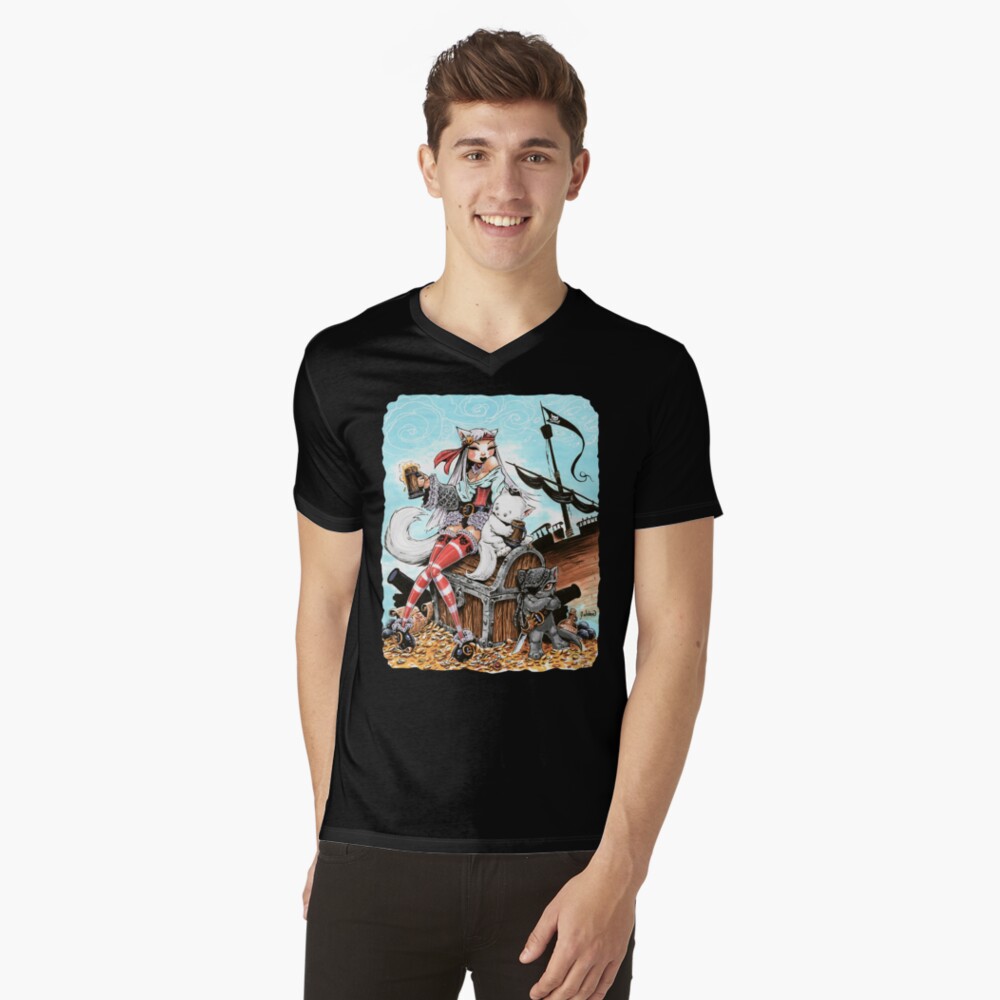 Item preview, V-Neck T-Shirt designed and sold by gWebberArts.